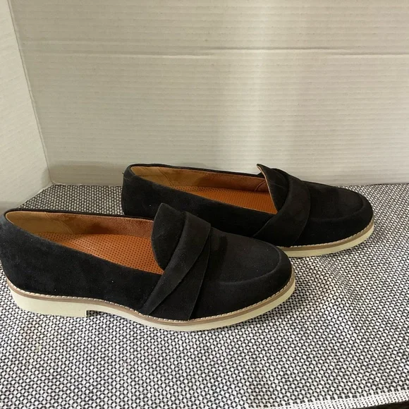 SoftWalk Walsh Black Suede Sli -On Loafers size 8.5.‎ Preppy,career,minimalist - Picture 8 of 15